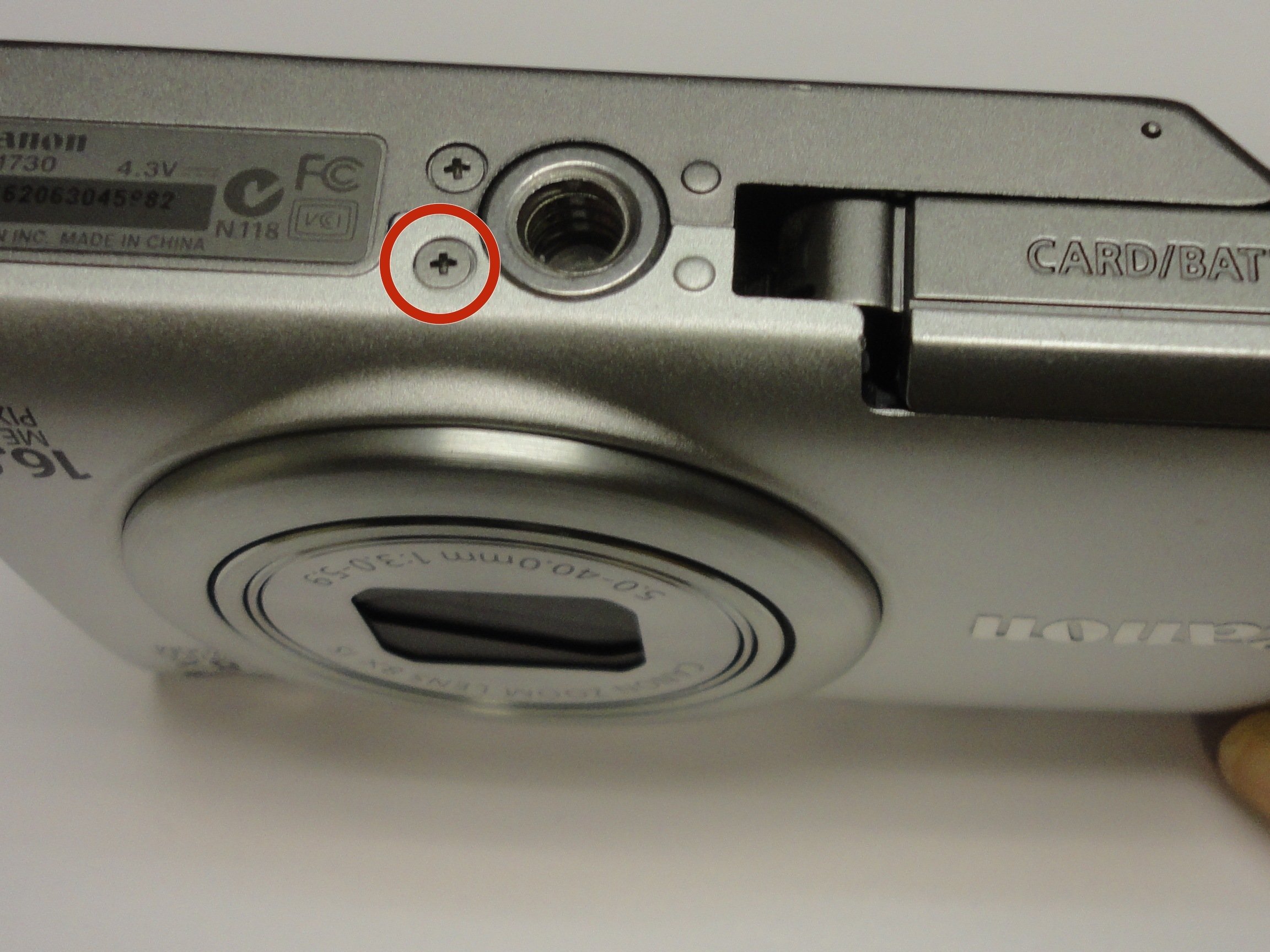 Canon PowerShot A4000 IS Front Cover Replacement iFixit Repair Guide