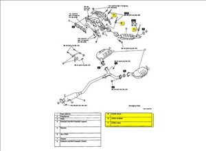 2005 Mazda 6 Exhaust System Diagram