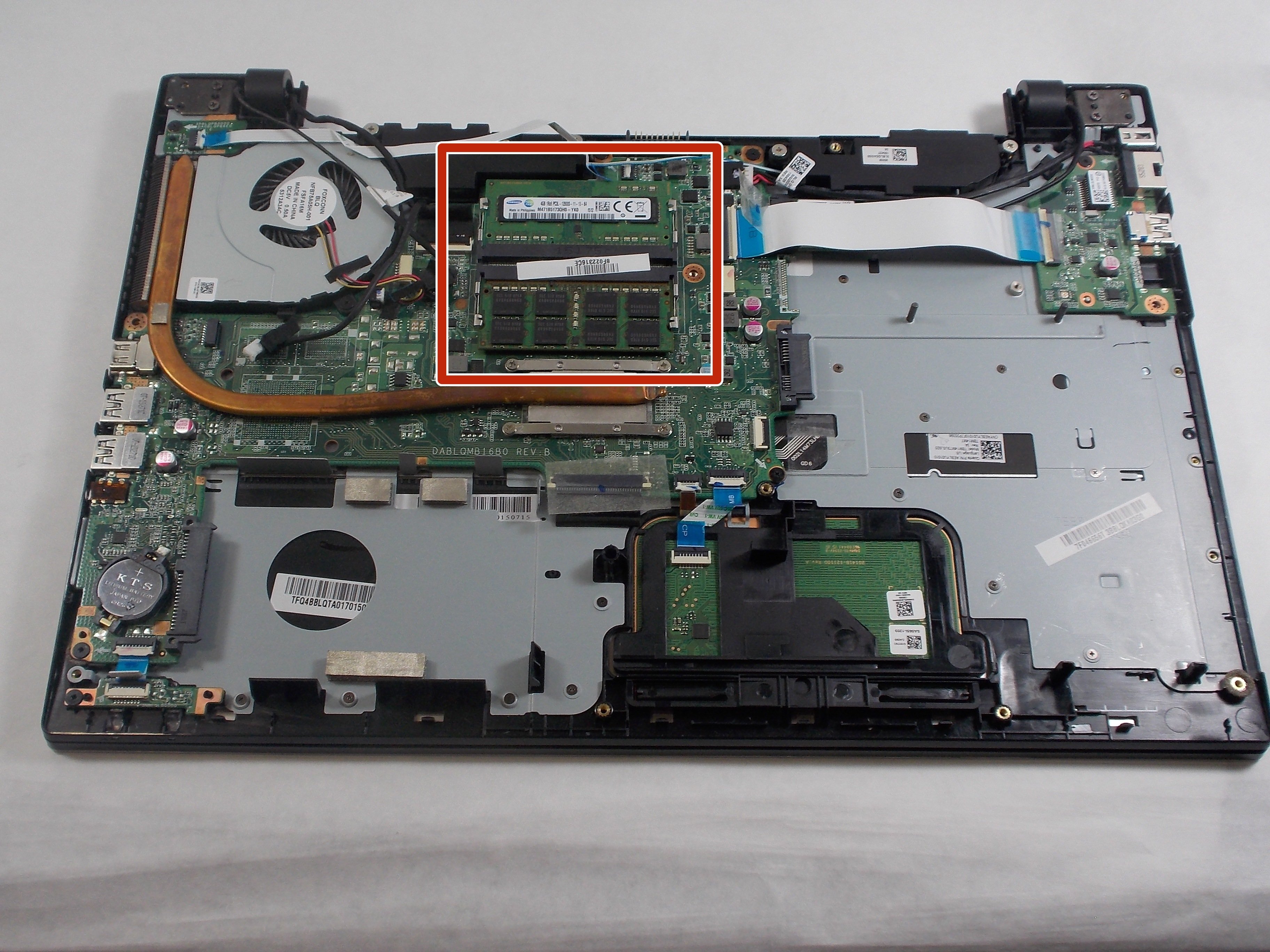 Toshiba Satellite S55tC5225 RAM Replacement iFixit Repair Guide