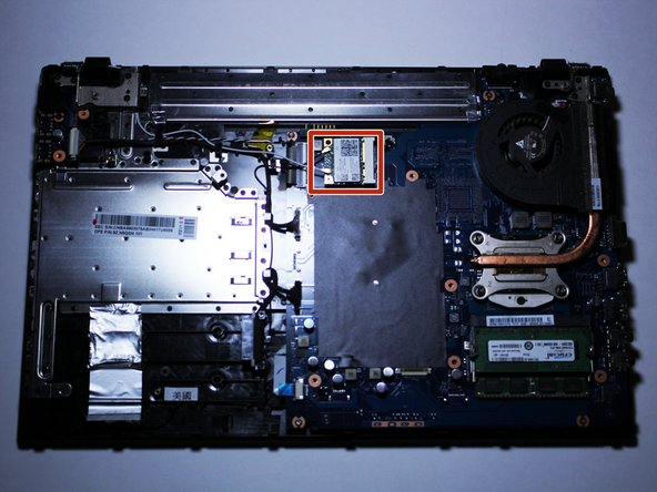 Locate the Wi-Fi card.