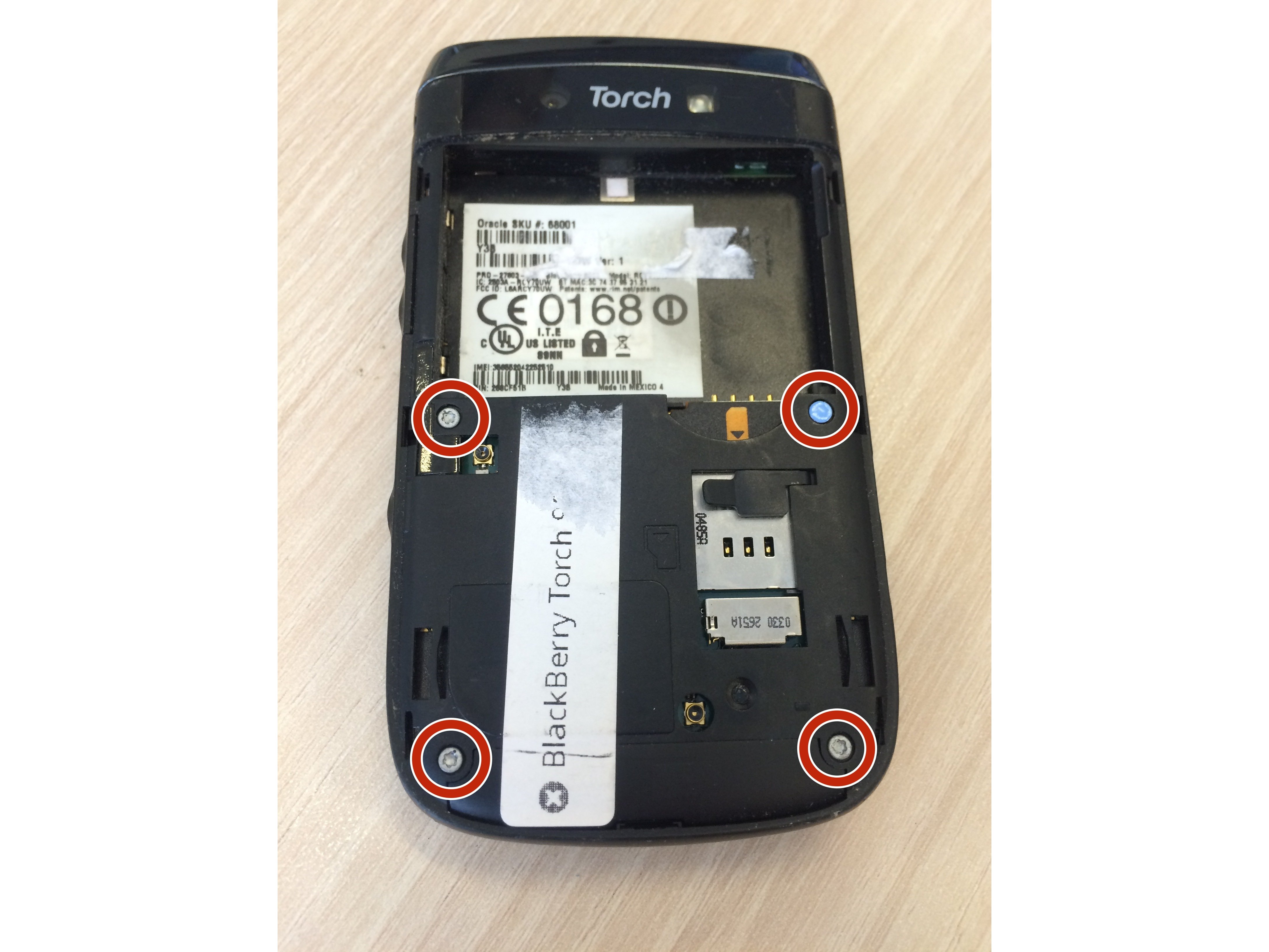 Blackberry Torch 9800 Logic Board Replacement