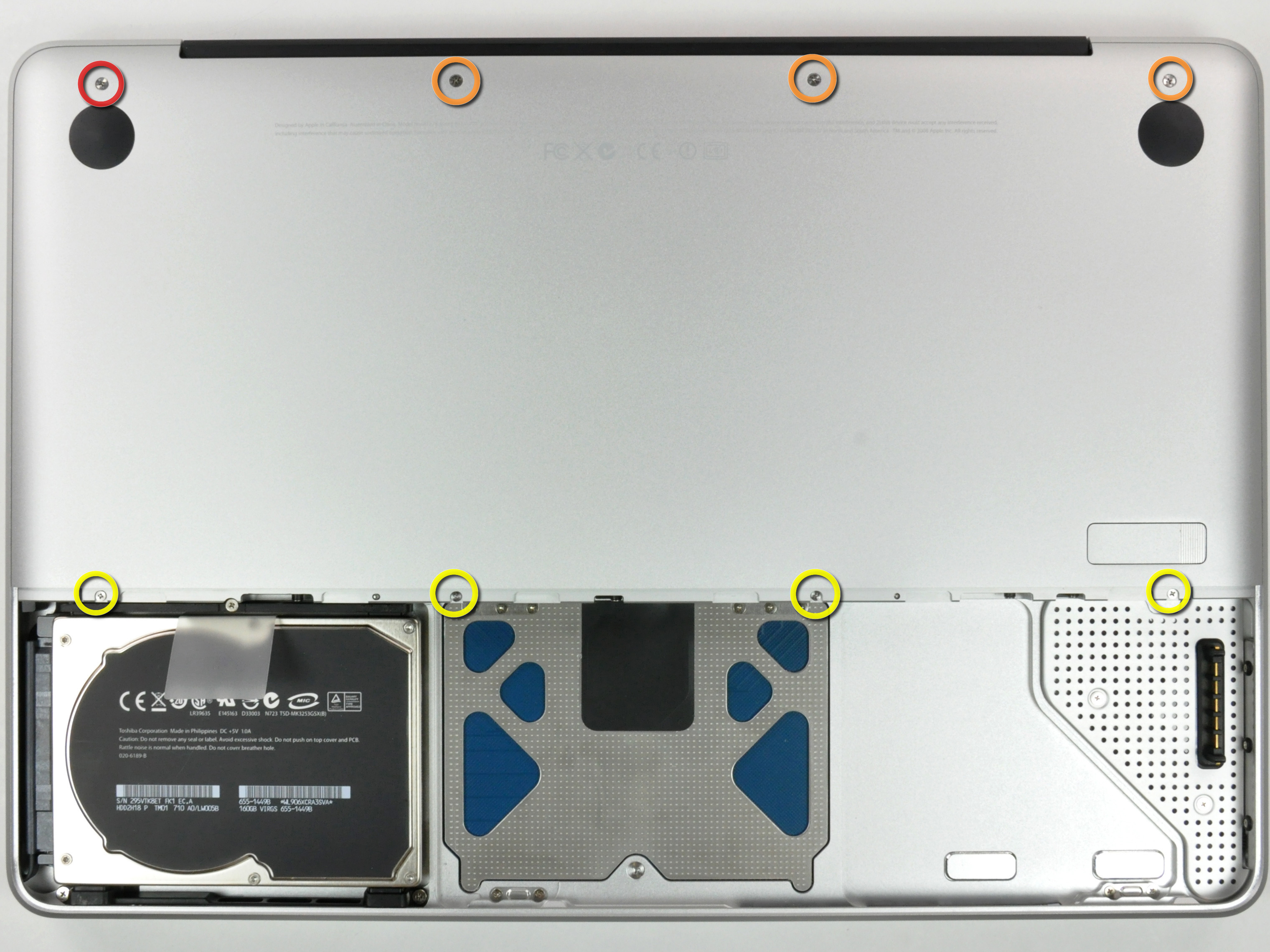 MacBook Unibody Model A1278 Lower Case Replacement iFixit