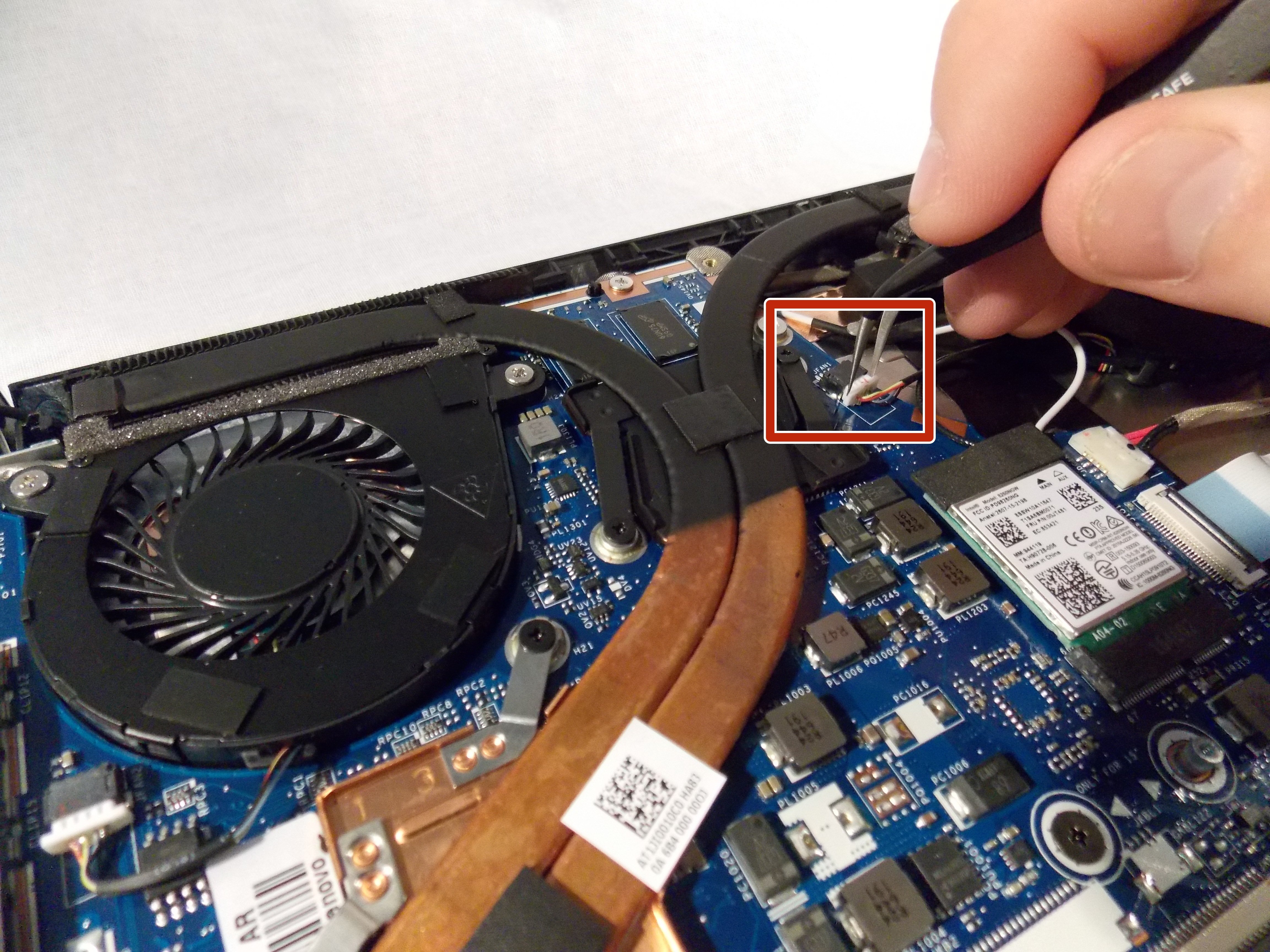 Lenovo Yoga 71015IKB Fan Replacement iFixit Repair Guide