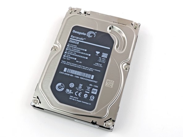 The drive is a standard, off-the-shelf Seagate Barracuda drive. We're cheapskates (hey, you never know when you might kill a $3,000 Retina MBP while trying to open it), so we opted for the 2TB option.