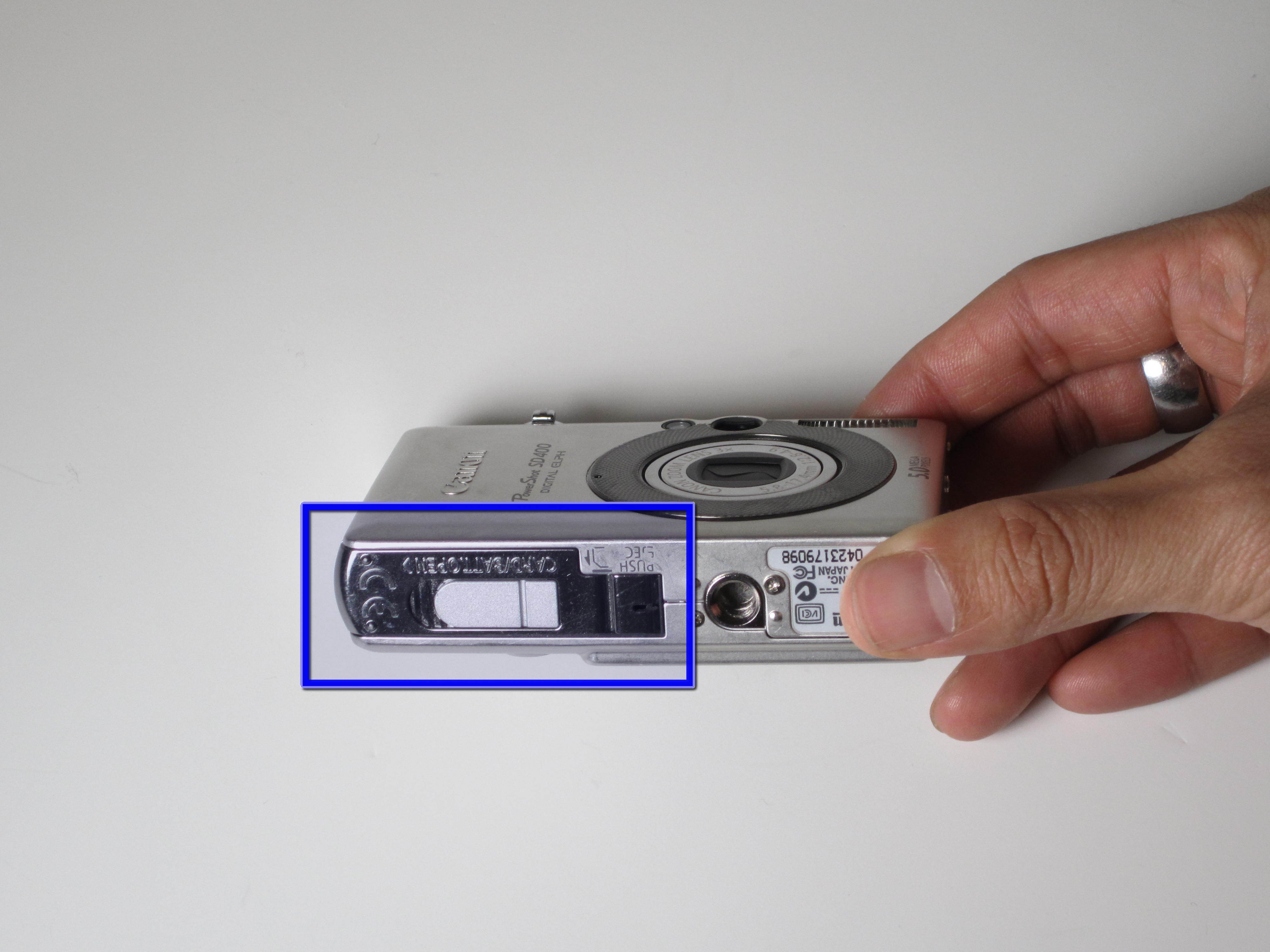 Canon PowerShot SD400 Battery Replacement iFixit Repair Guide