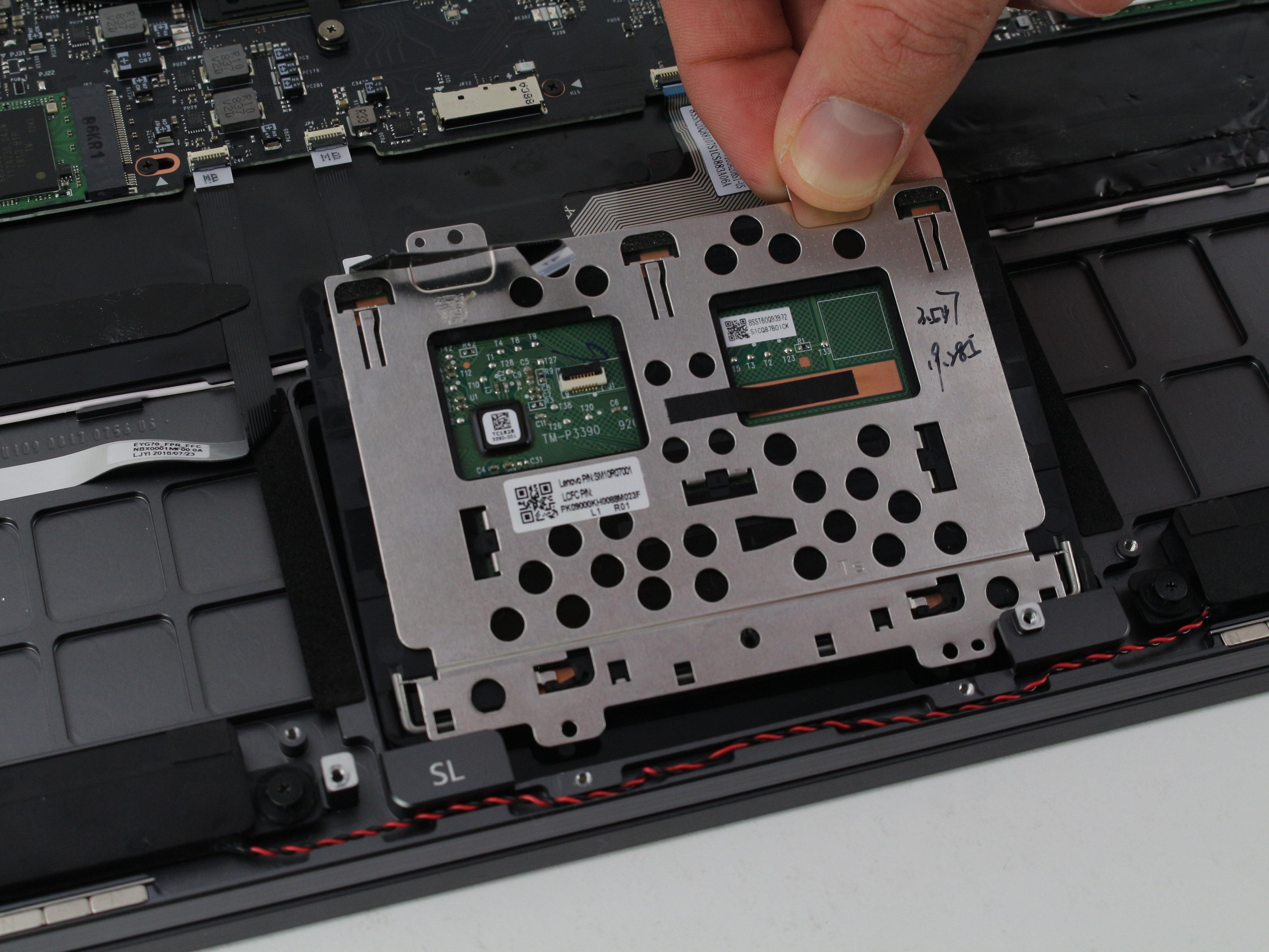 Lenovo Yoga C93013IKB Touch Pad Replacement iFixit Repair Guide