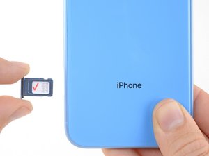 Reemplazo de tarjeta SIM del iPhone XR