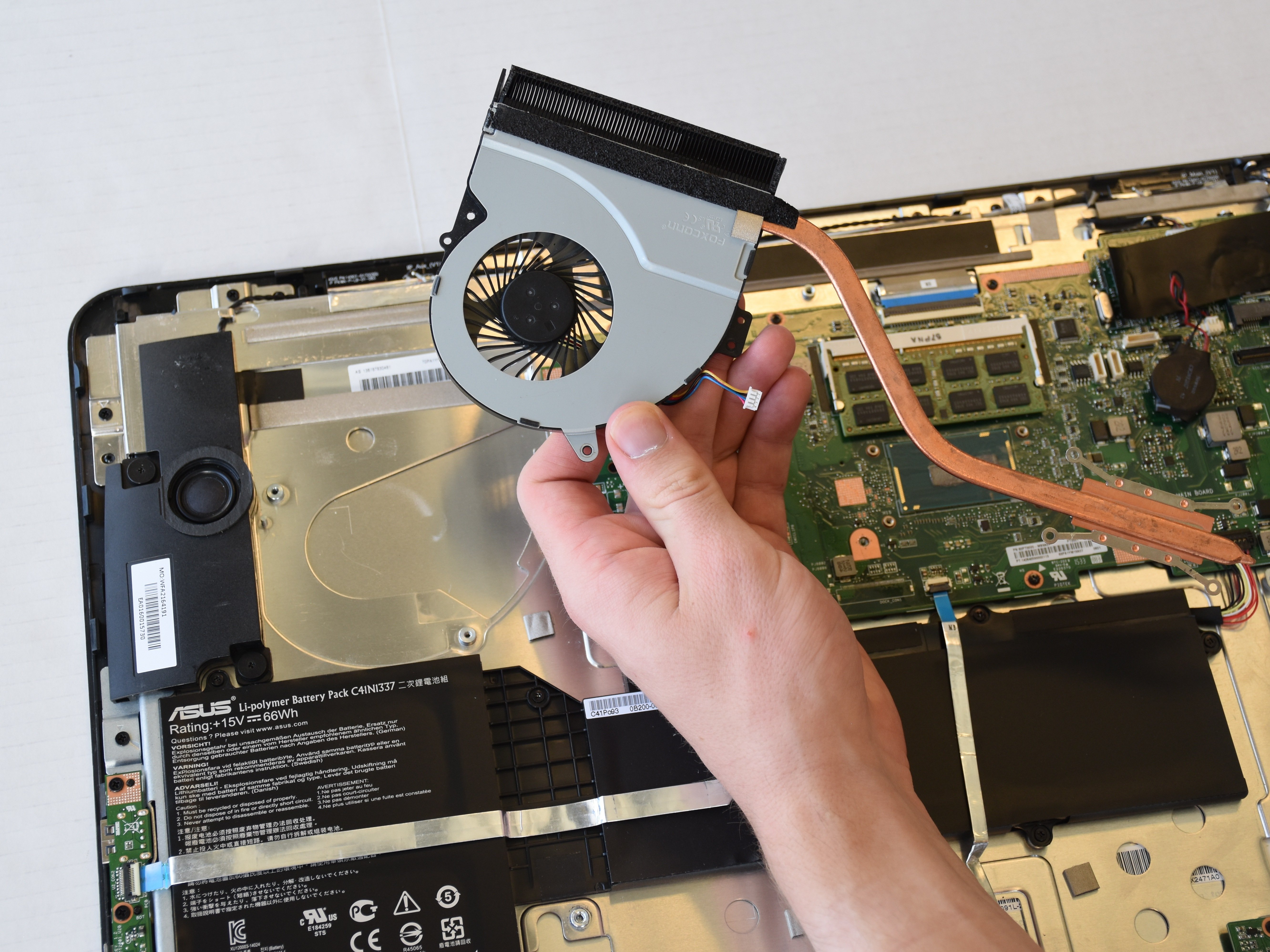 ASUS Portable AiO PT2001 Heat Sink and Fan Replacement iFixit Repair