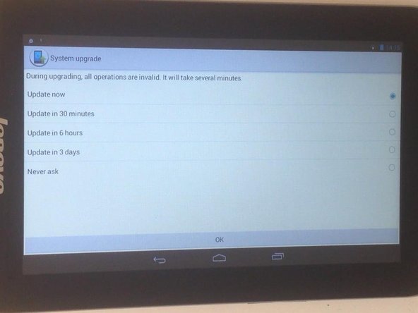 Android Ideatab A1000-f Update