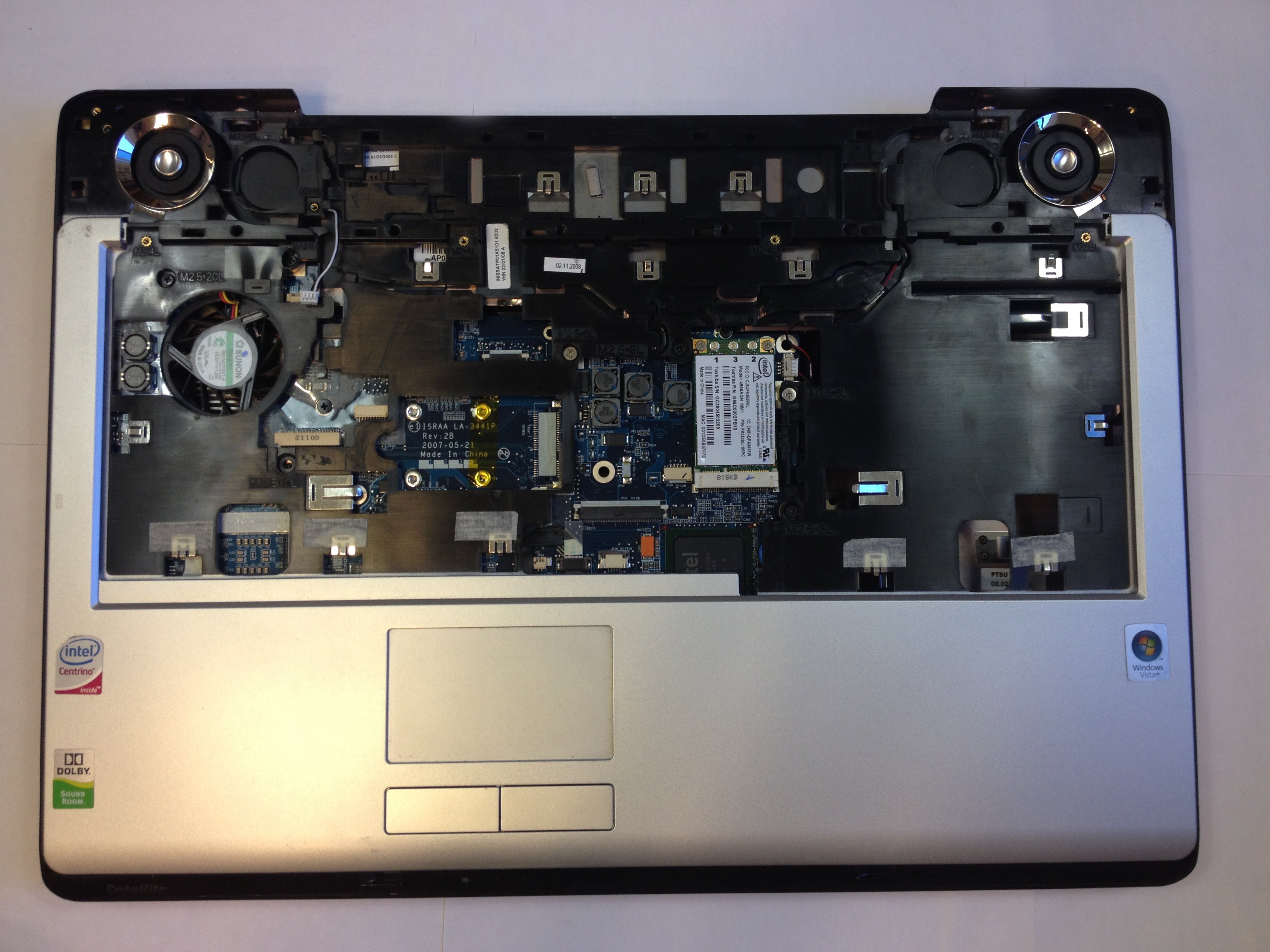 Toshiba Satellite P205S8811 Speakers Replacement iFixit Repair Guide