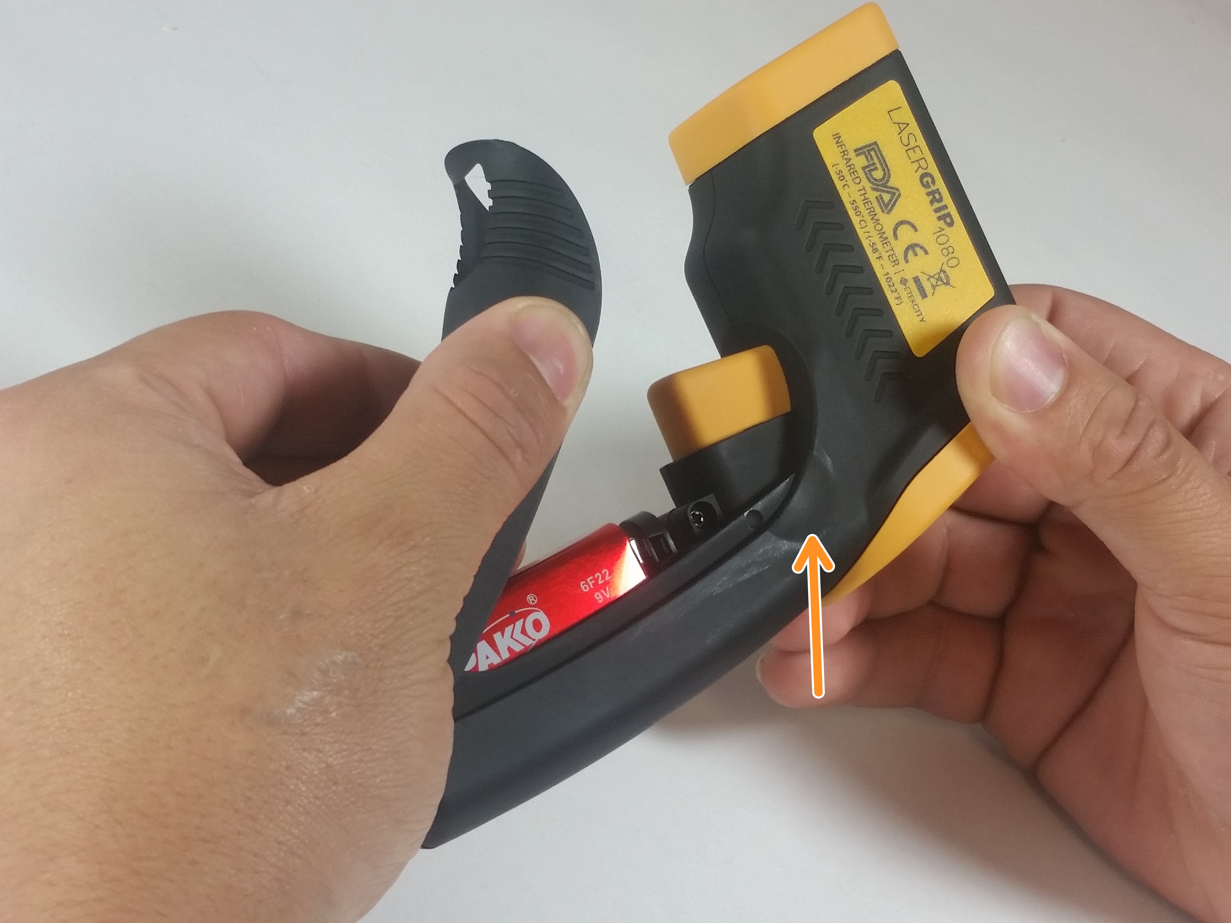 Etekcity Lasergrip 1080 Battery Replacement iFixit