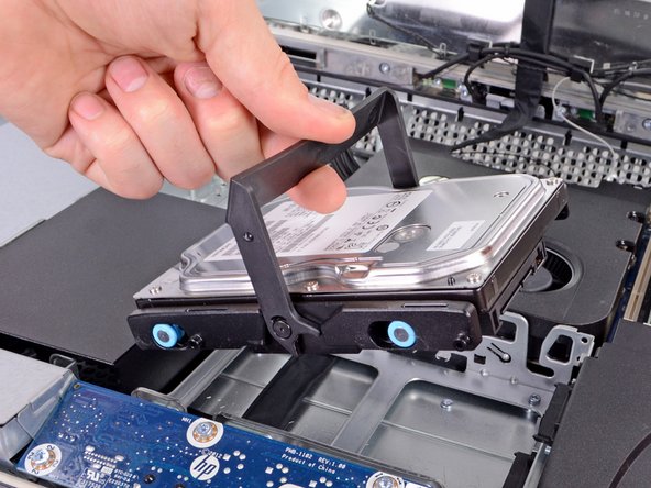 Removing the hard drive from the HP Z1 workstation