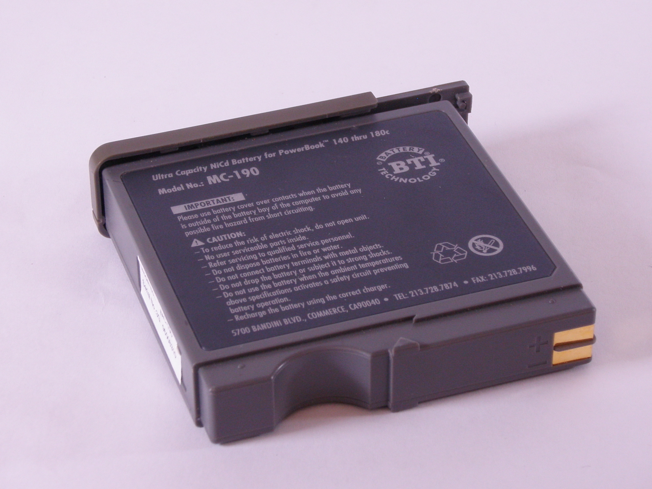 Boîte Vide Macintosh – PowerBook Battery Case – Vintage Apple – Occasion