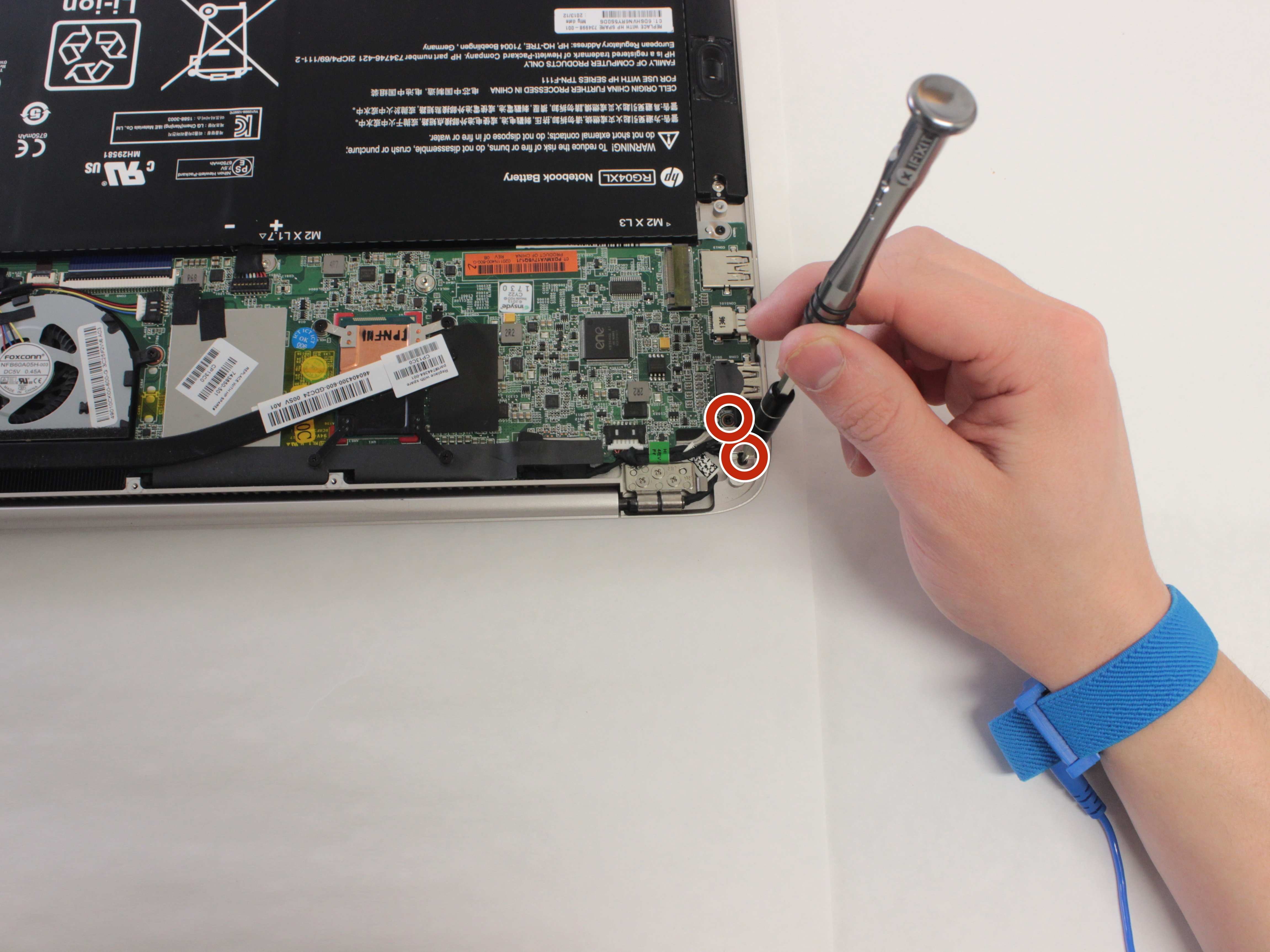 HP Spectre 133010dx Charge Port Replacement iFixit Repair Guide