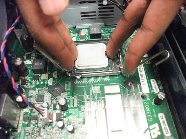 Image 1/1: Gently lift up the processor, holding by the edges only.