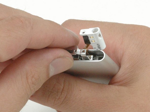 Lift the bottom bezel bracket out of the iPod.