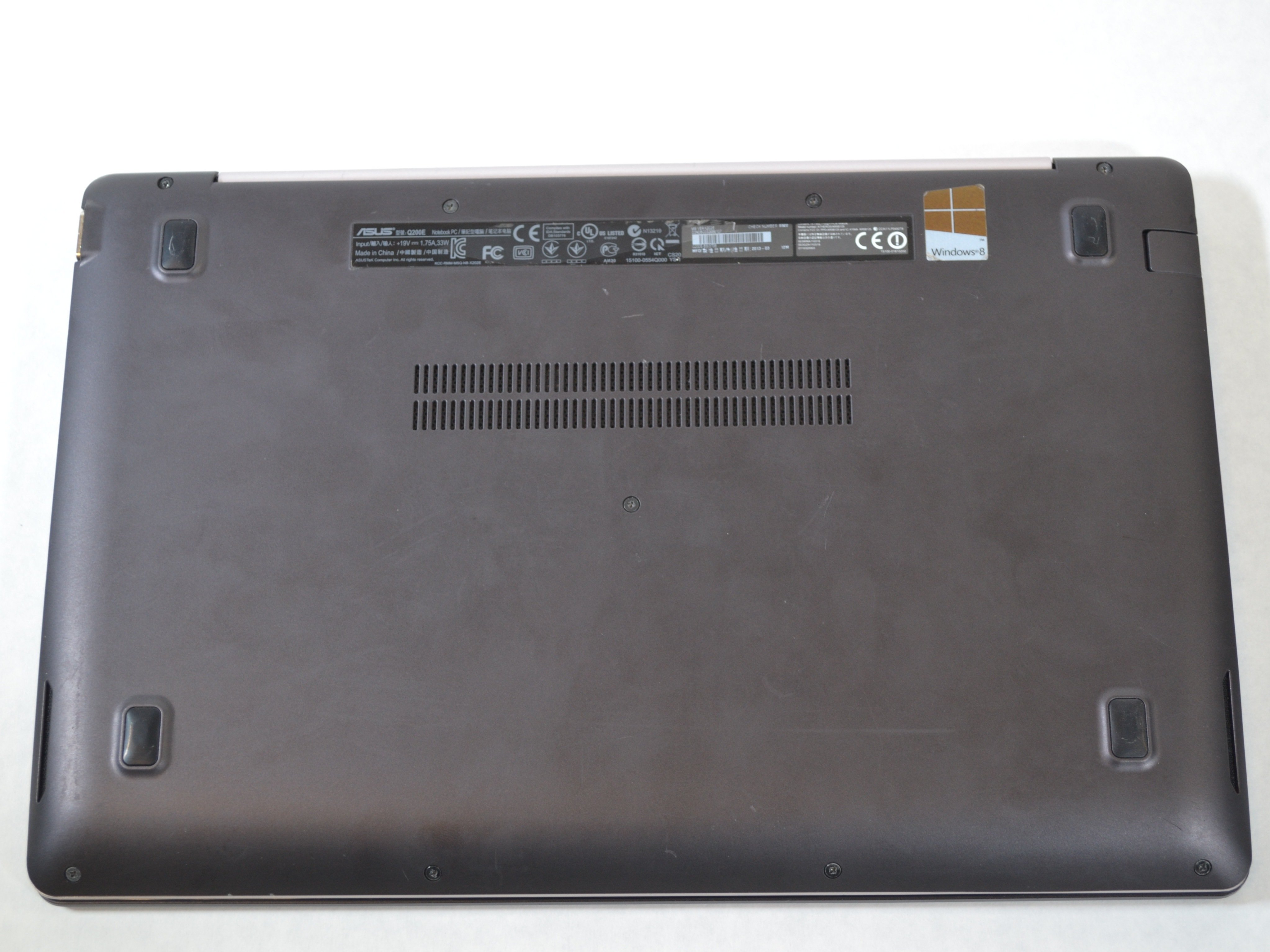 Asus VivoBook Q200EBSI3T08 Back Panel Replacement iFixit Repair Guide