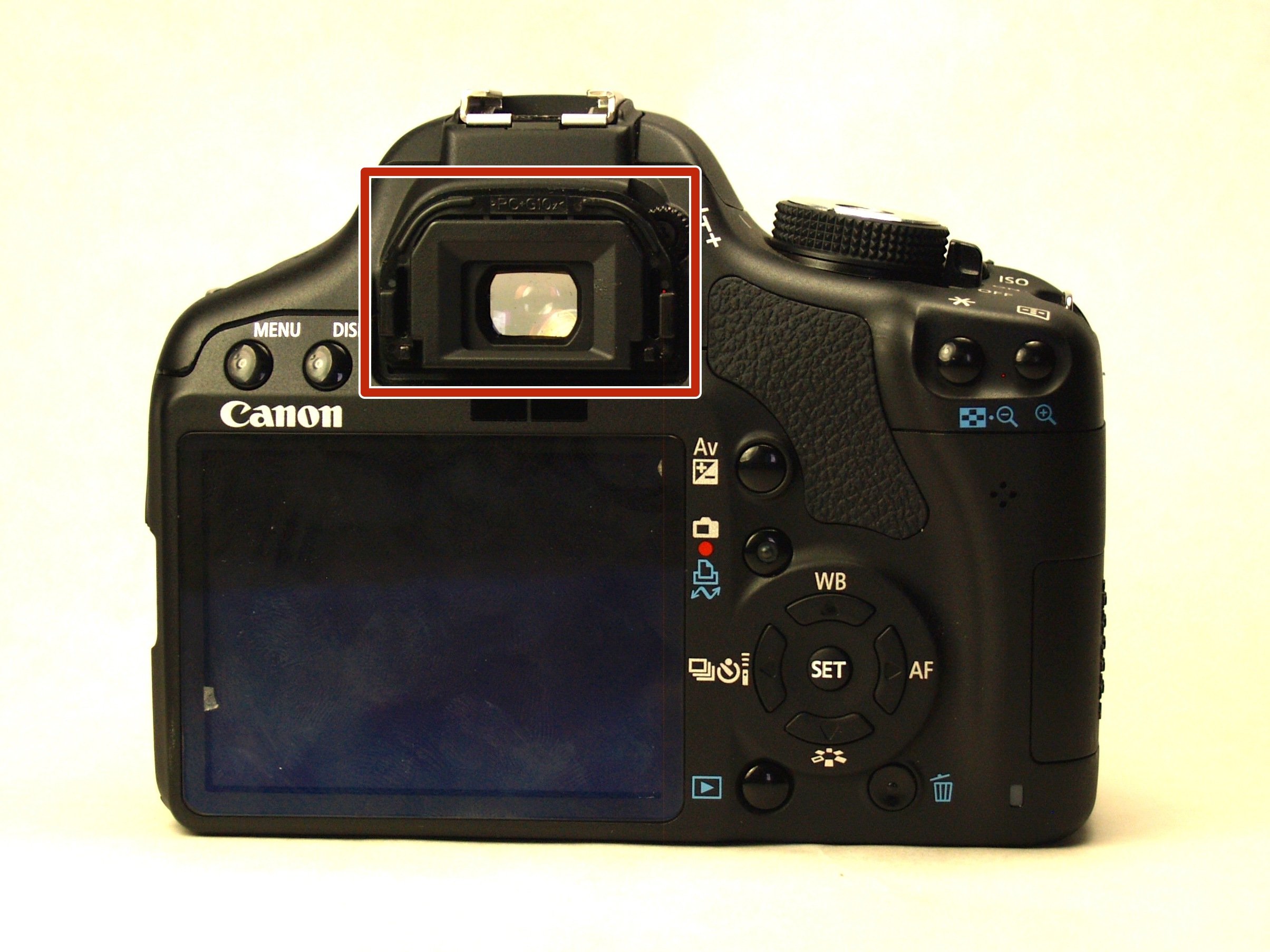 Canon EOS Rebel T1i Eyepiece Replacement