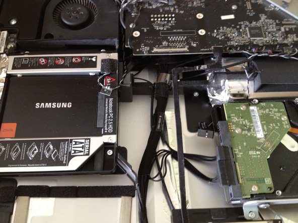 Image 1/2: Now insert the 6 series graphics card carefully.