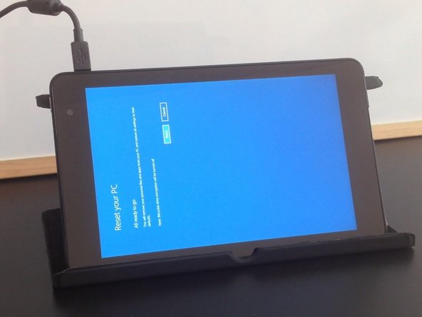 How To Reset Restore Windows Tablet Ifixit Repair Guide