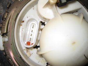 Pressure tank filling touareg