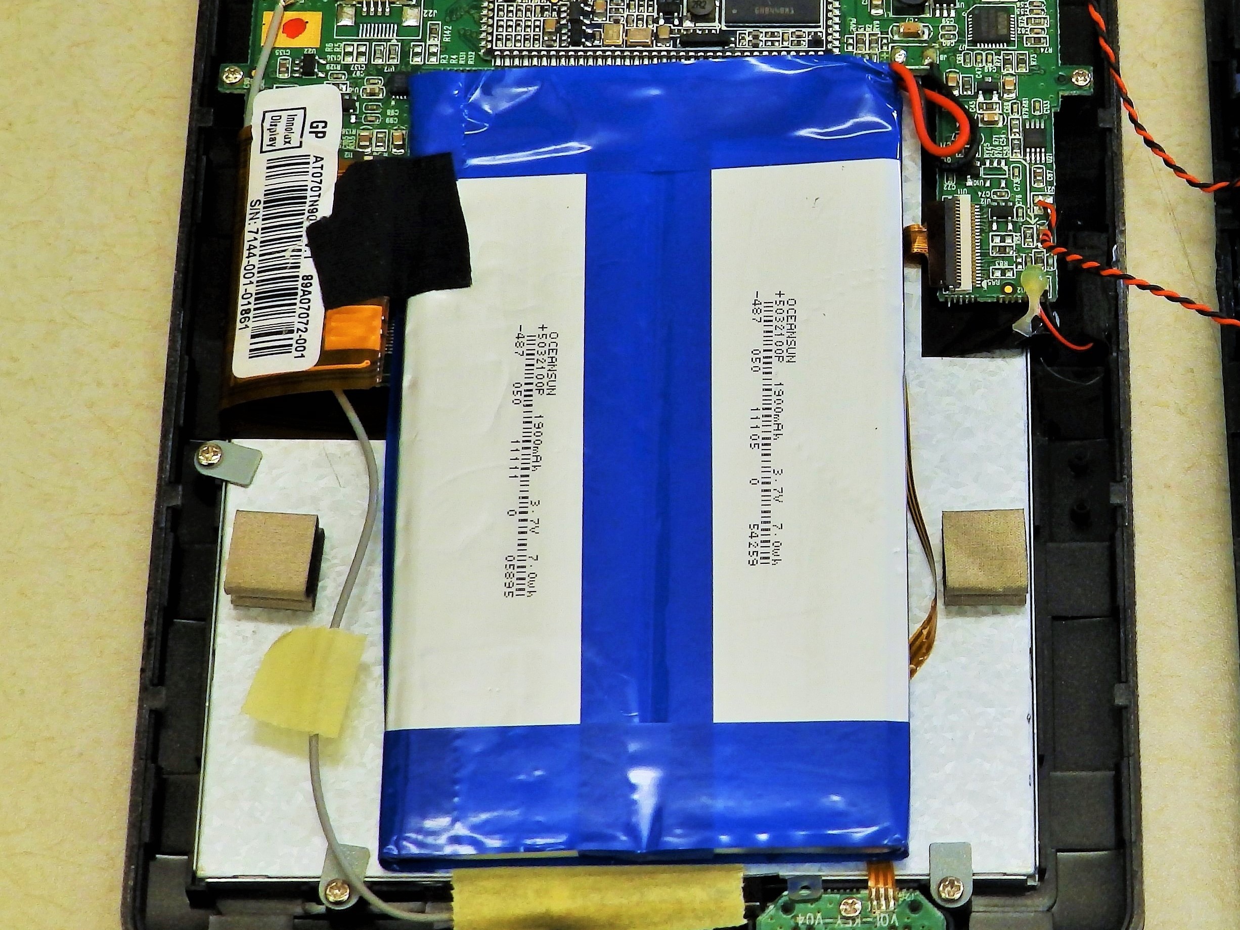 Coby Kyros MID7024 Battery Replacement iFixit