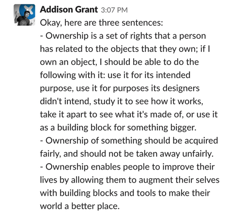 Addison Grant of iFixit on what ownership means