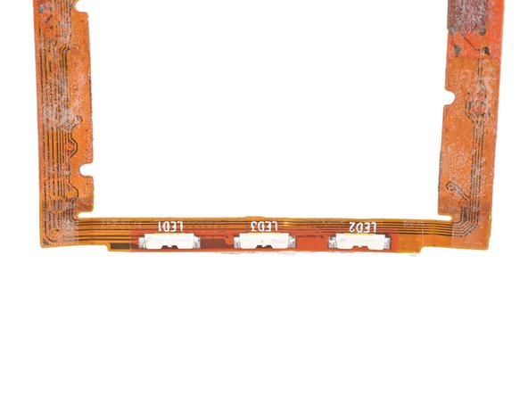 Image 3/3: Since the cable houses all 4 buttons, 3 LEDs, and the Bluetooth 2.1 antenna, replacing an individual component will be impossible (even if you can somehow get inside without compromising the display).