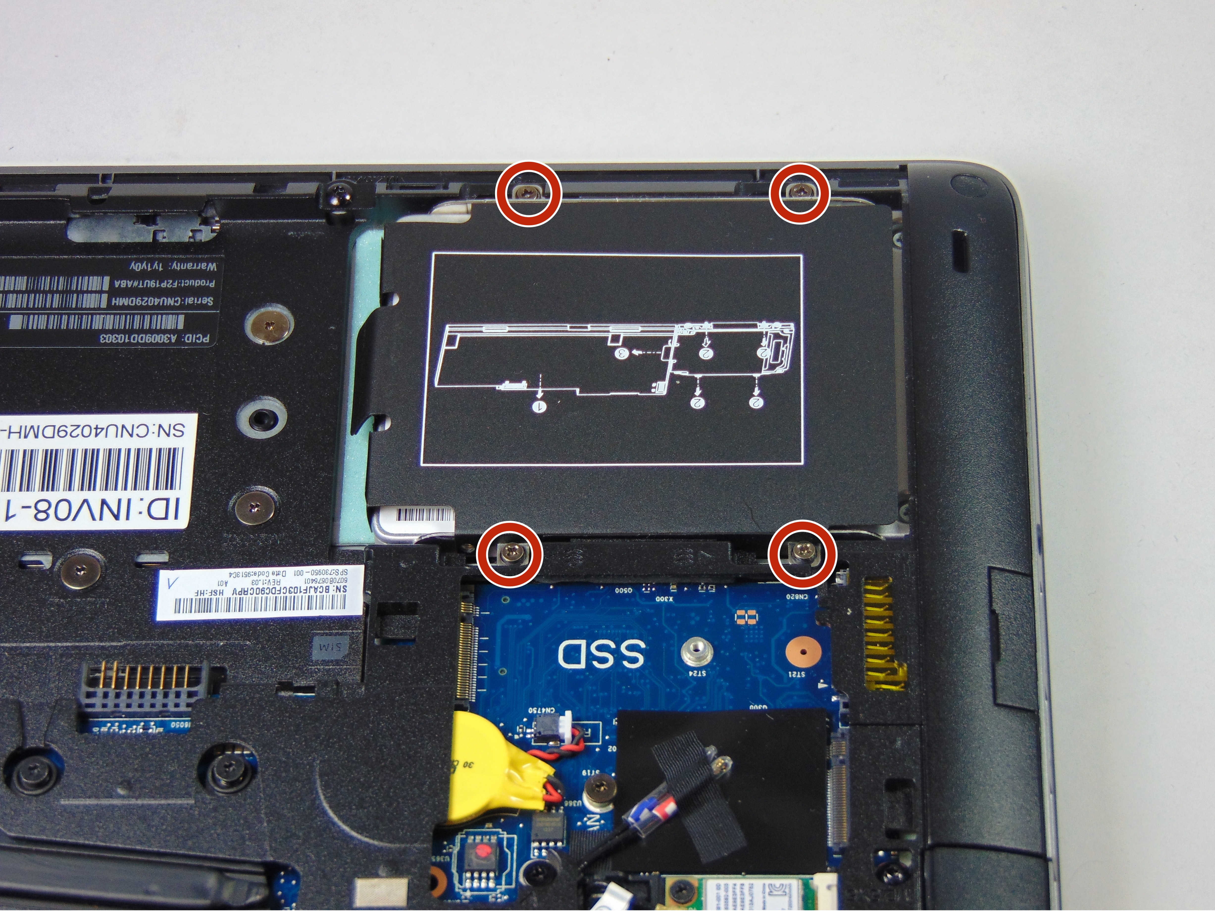 HP Elitebook 840 G1 Hard Drive Replacement iFixit Repair Guide
