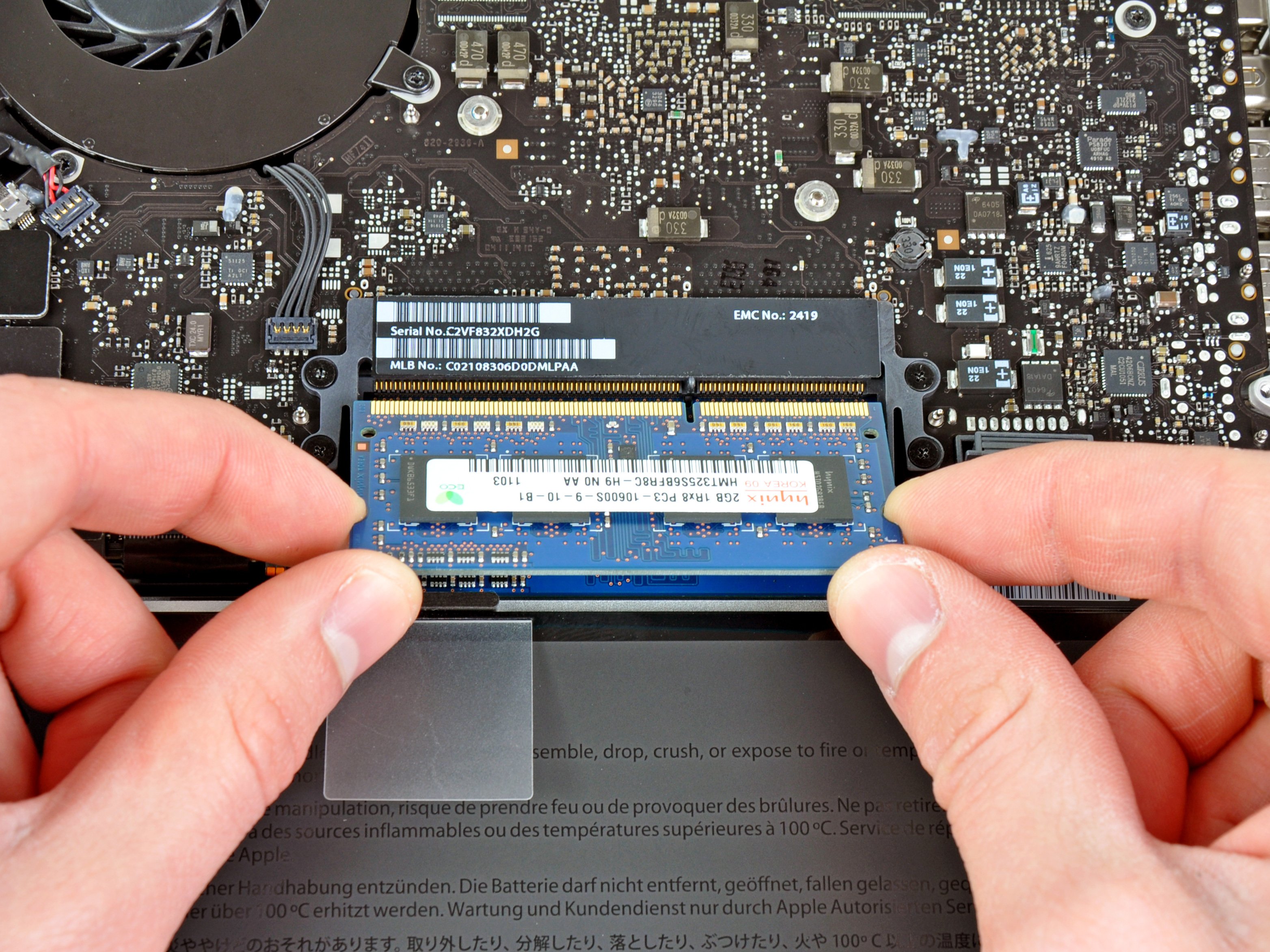 Macbook Pro 13 Unibody Late 11 Ram Replacement Ifixit Repair Guide