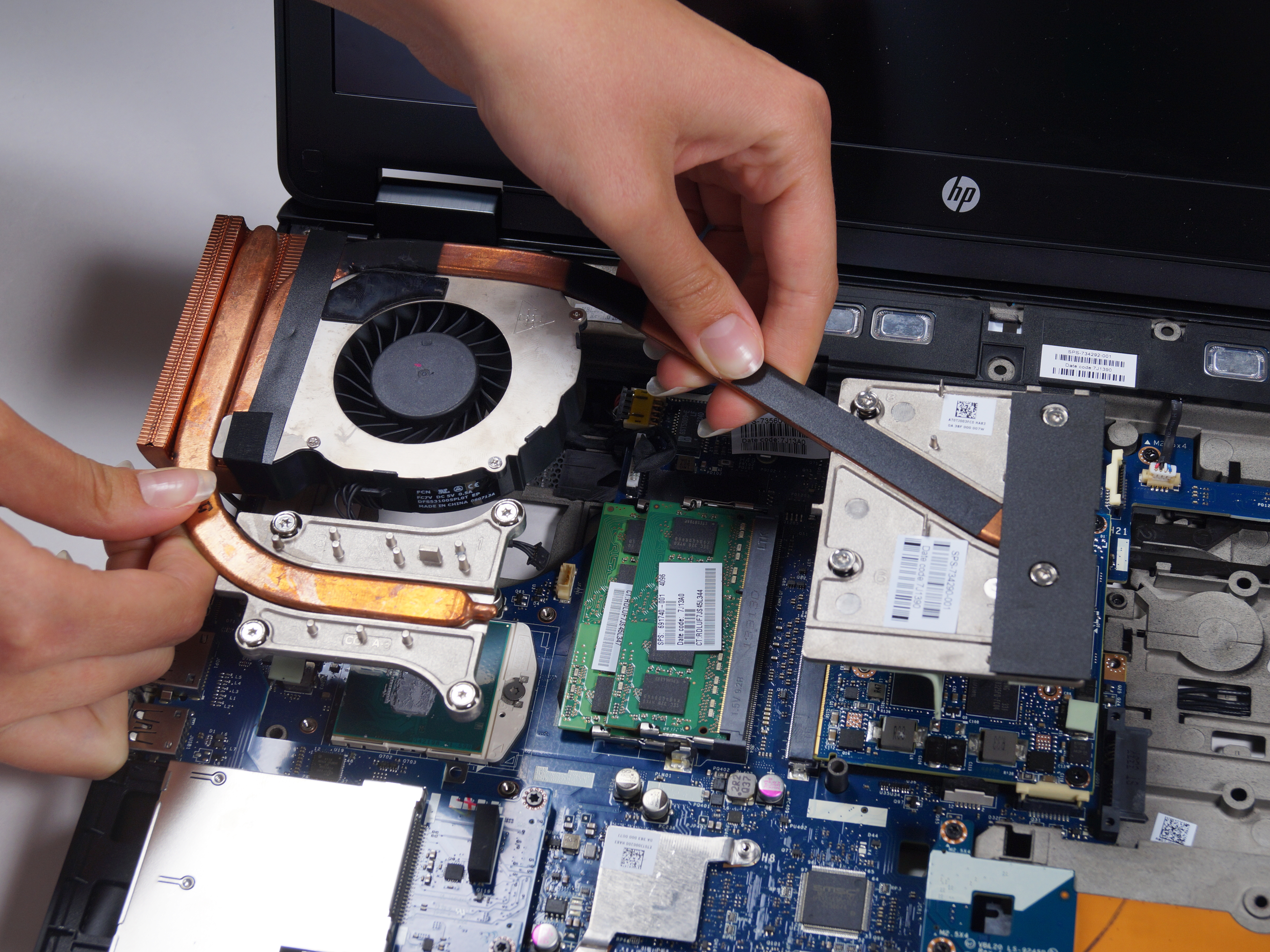HP ZBook 15 Fan and Heatsink Replacement iFixit Repair Guide