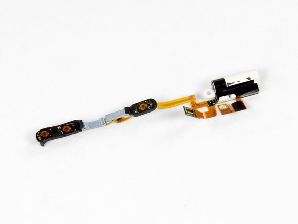 All three button sensors (sleep, volume up, and volume down) are all connected to the headphone jack ribbon cable. This will make it tough to replace individual components.