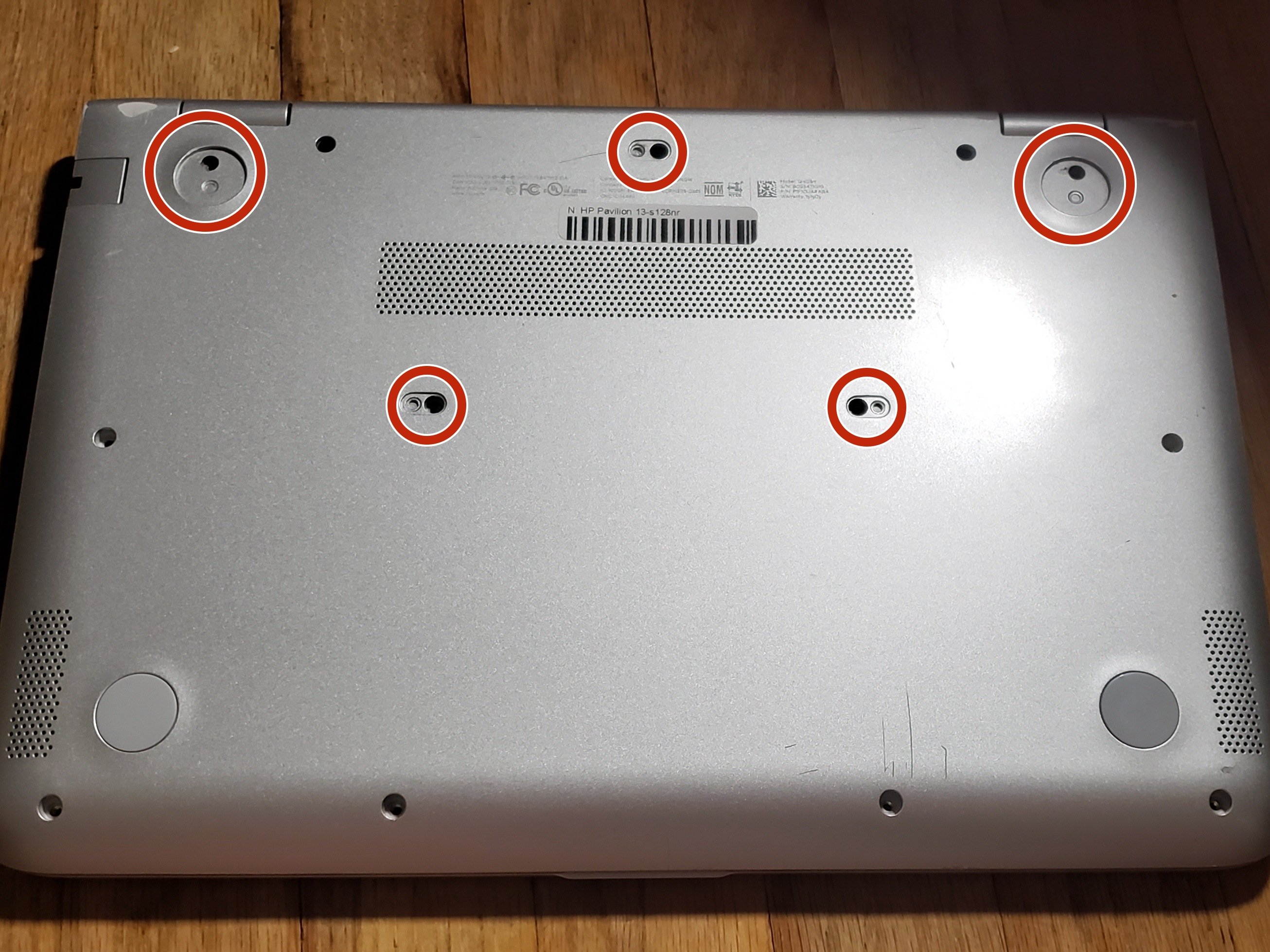 HP Pavilion 13s128nr Back Panel Replacement iFixit Repair Guide