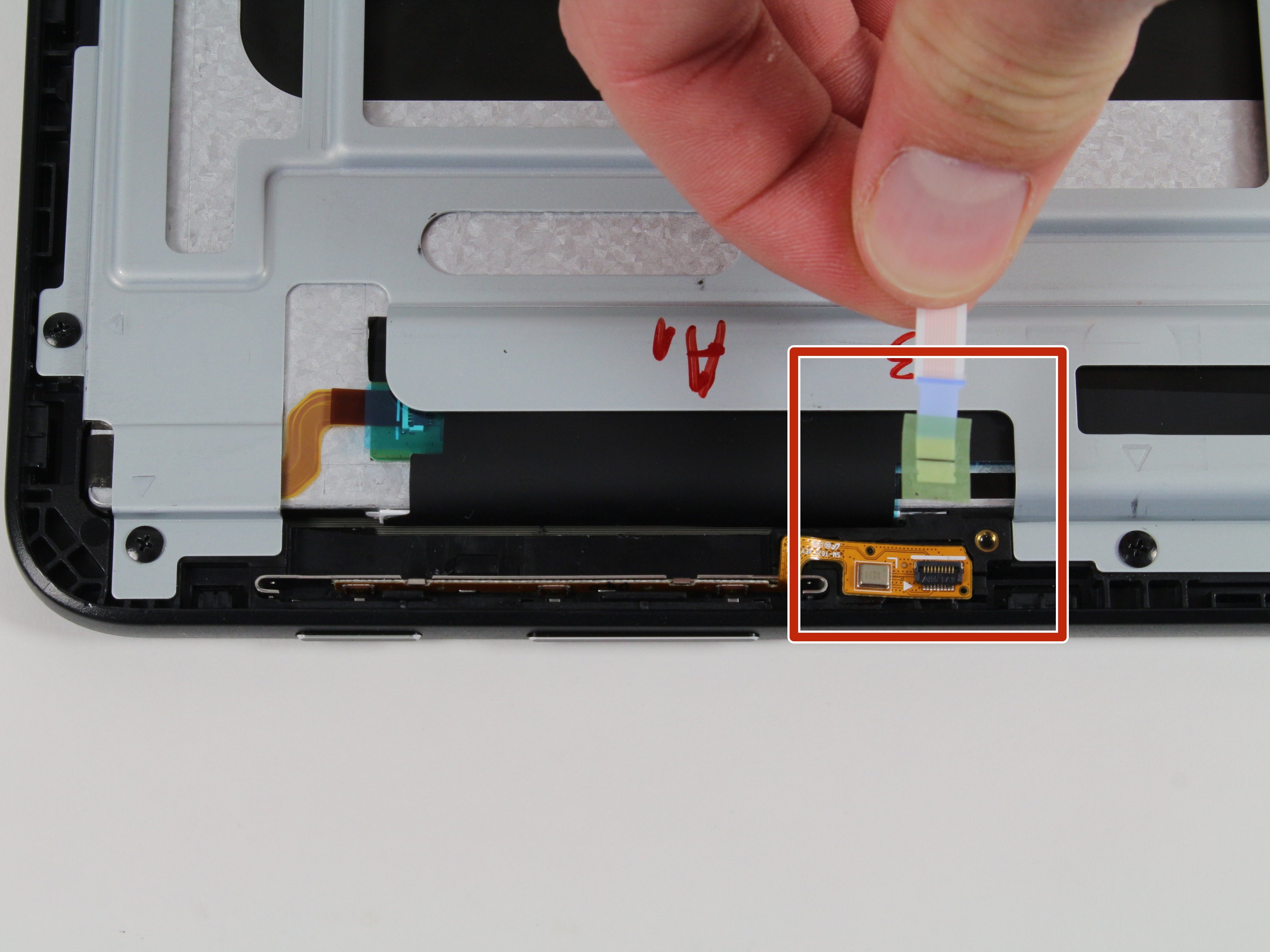 Samsung Galaxy View Sound and Power Buttons Replacement iFixit Repair Guide