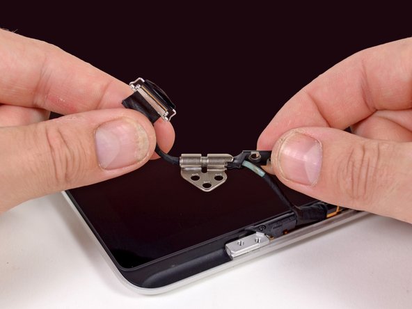 Image 2/2: Don't think that the guys (and gals) who designed this machine are just out to get you. Routing the cables through the hinge is a way to save space and weight in the laptop.