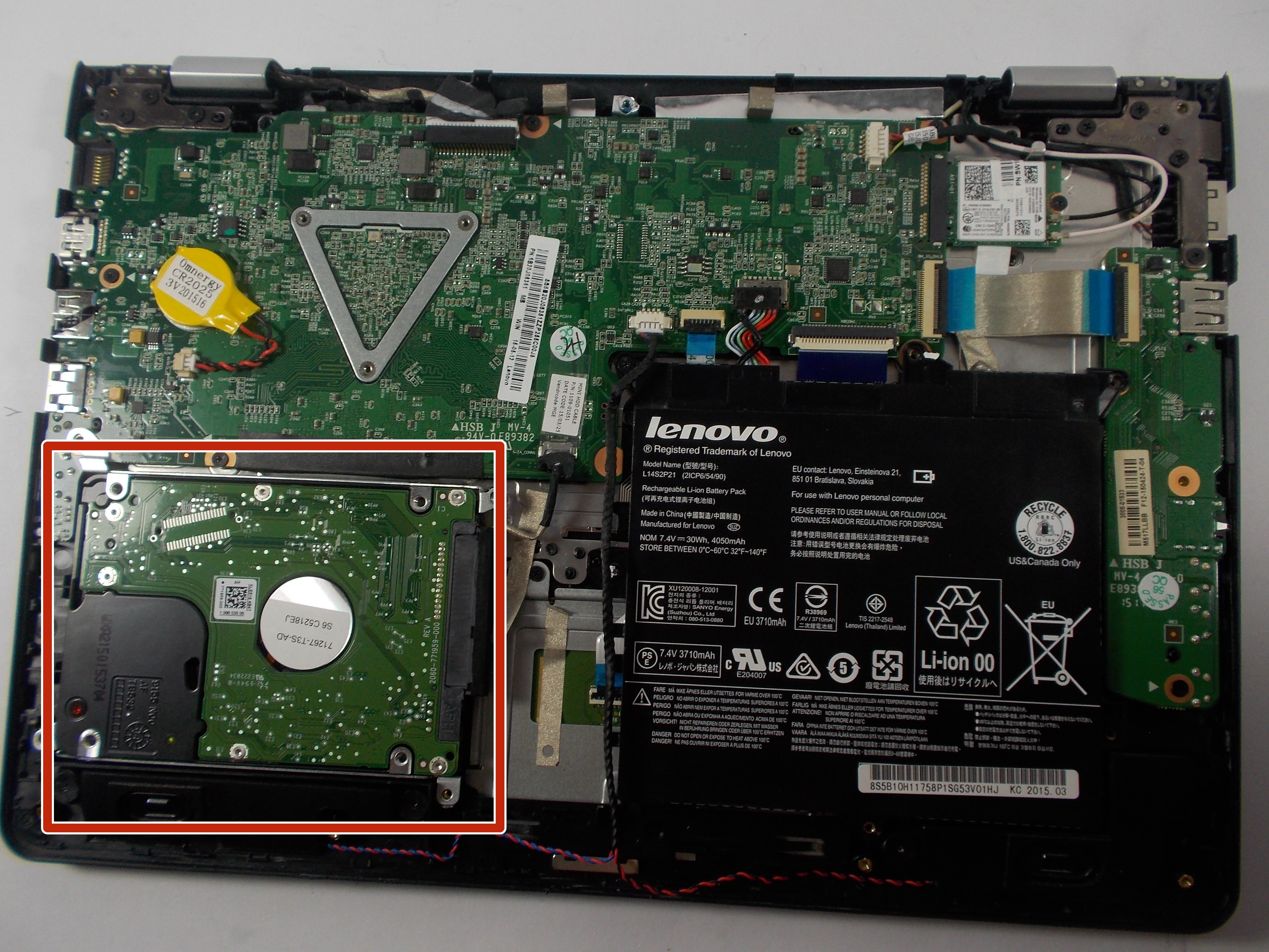 Lenovo Flex 31120 Hard Drive Replacement iFixit Repair Guide