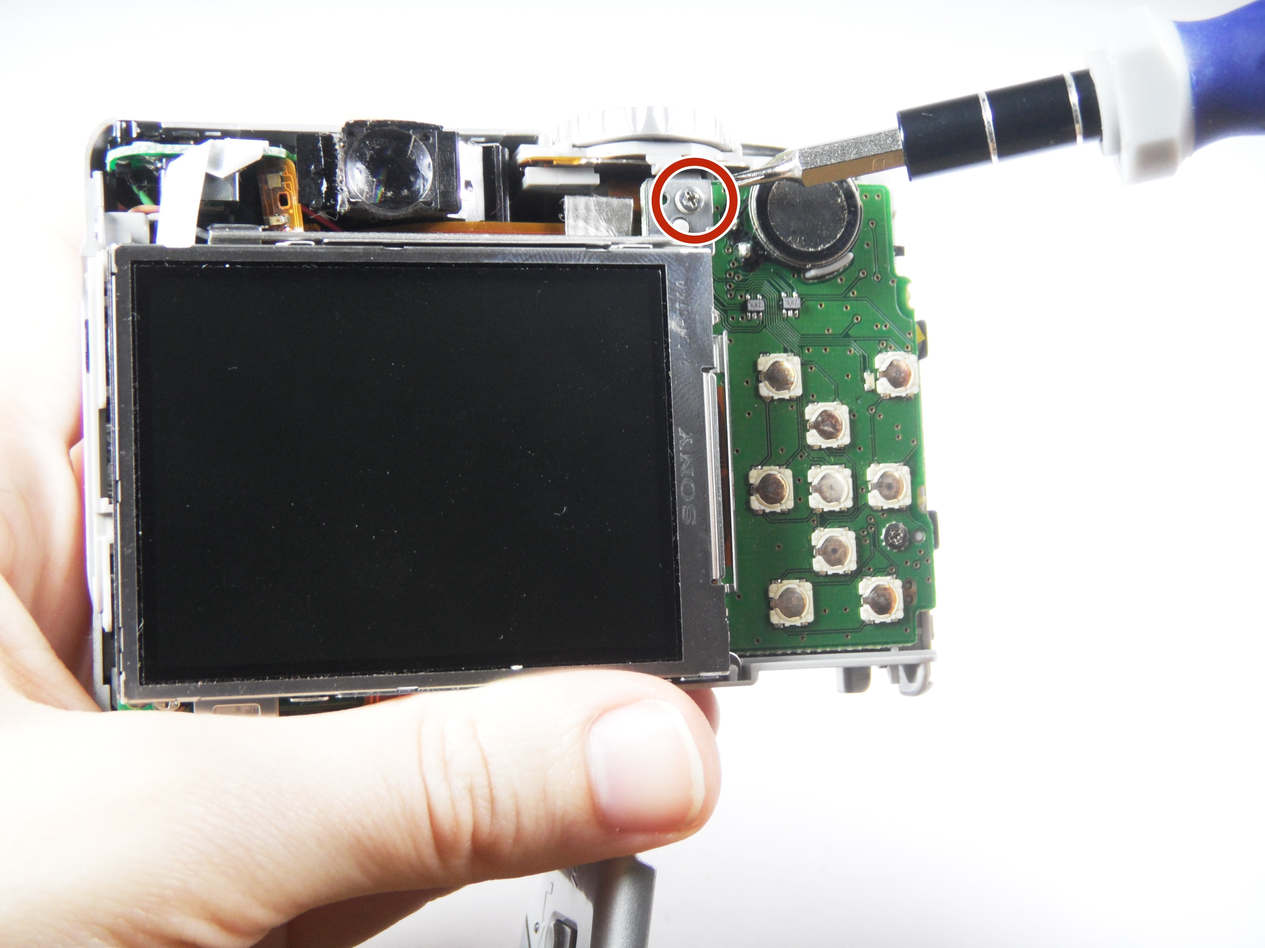 Canon PowerShot A540 Function Key Motherboard Replacement iFixit