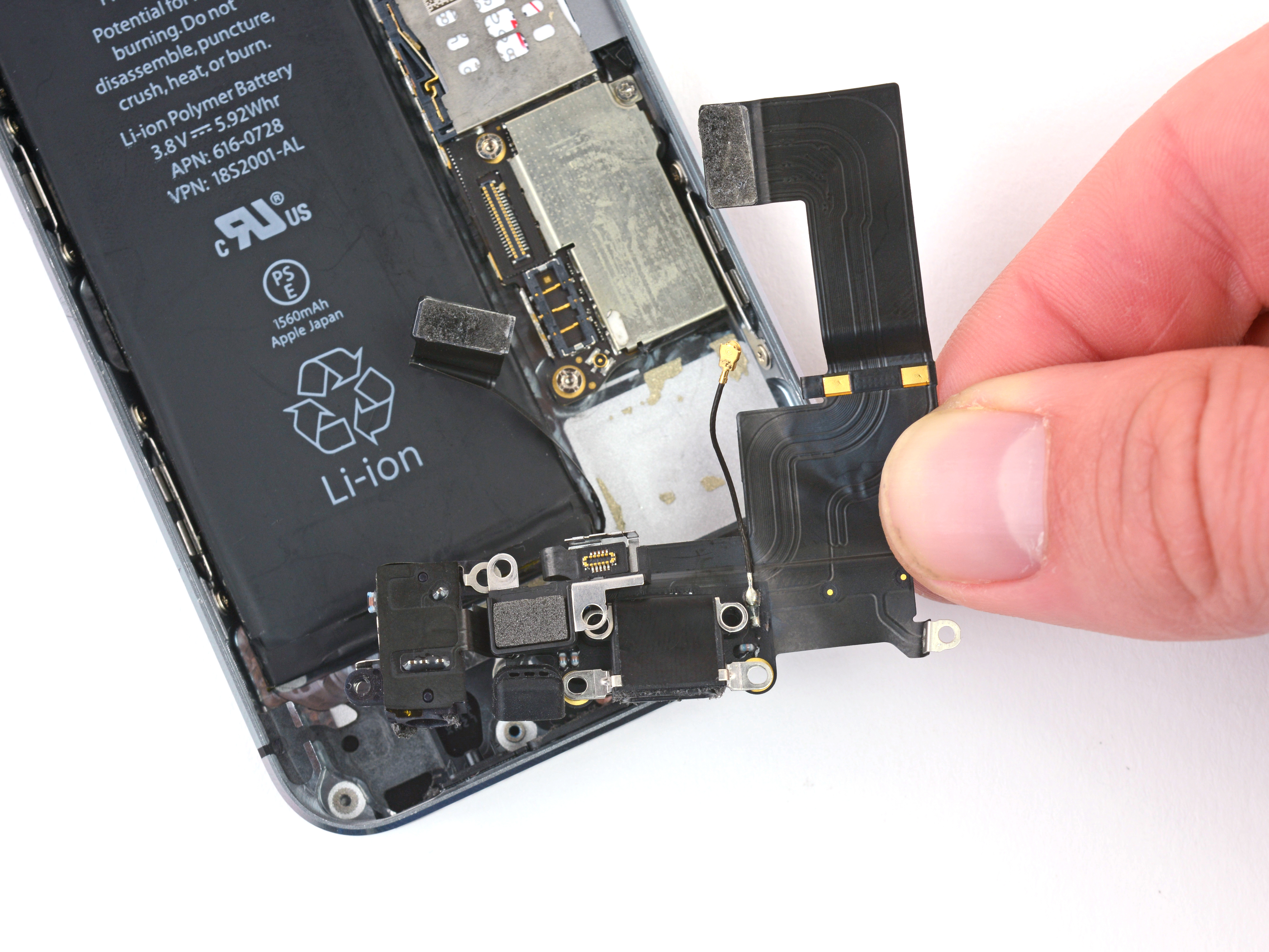 iPhone 5s Lightning Connector Replacement - iFixit Repair ... iphone 5 logic board diagram 