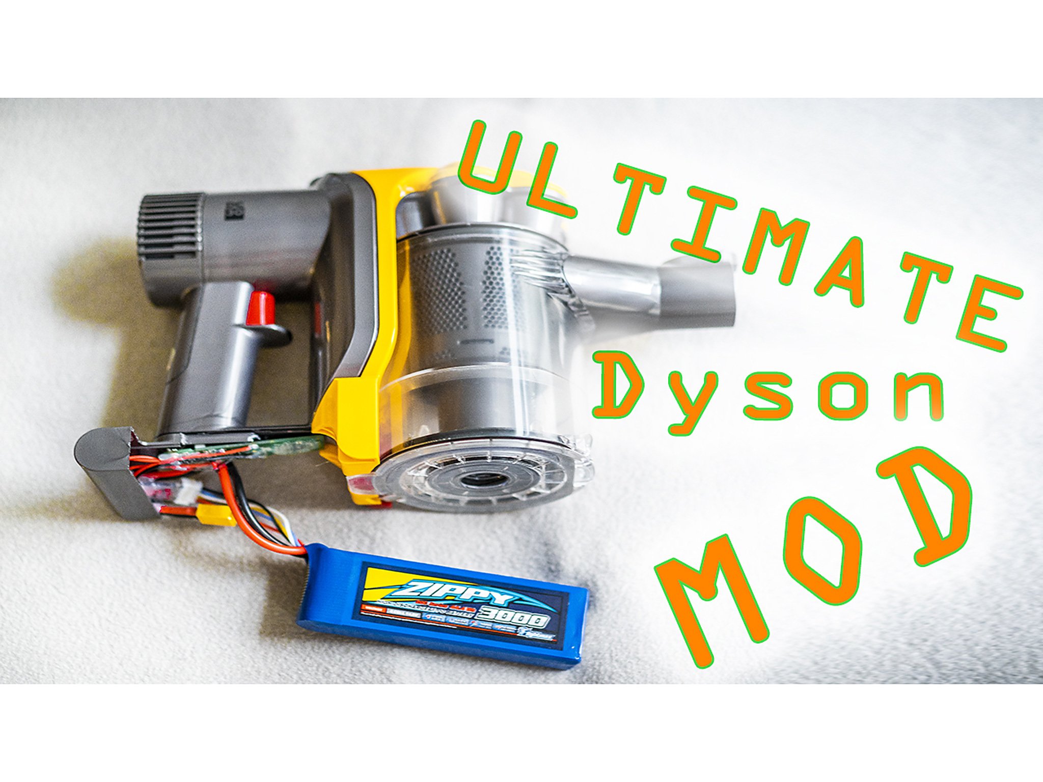 How to modify Dyson DC30 vacuum cleaner to use LiPo batteries iFixit