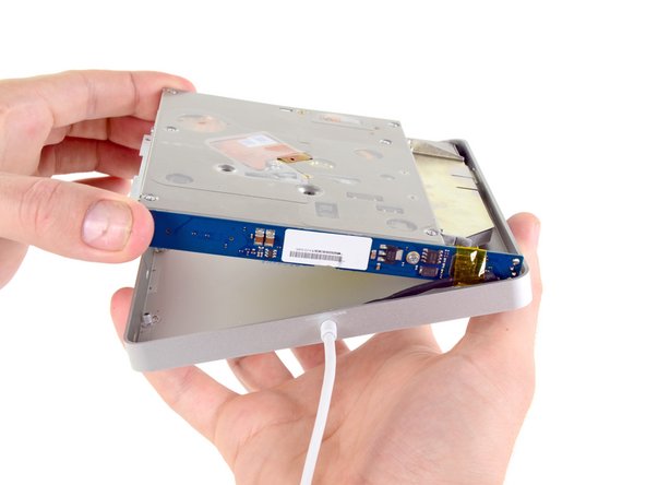 Image 1/1: Be careful of the wires still running from the drive to case.