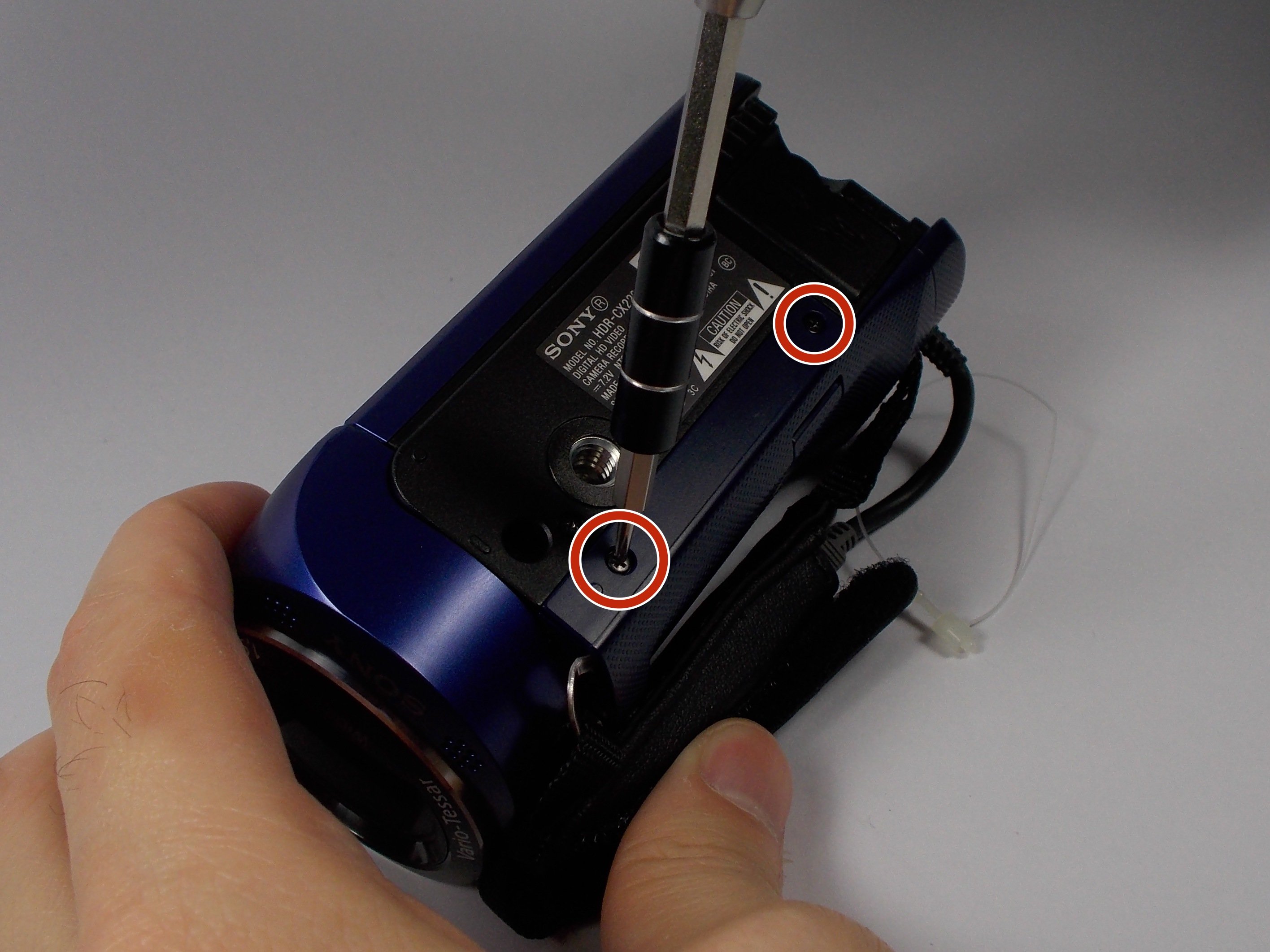 Sony Handycam HDR­CX220 Camera's Body Replacement iFixit Repair Guide