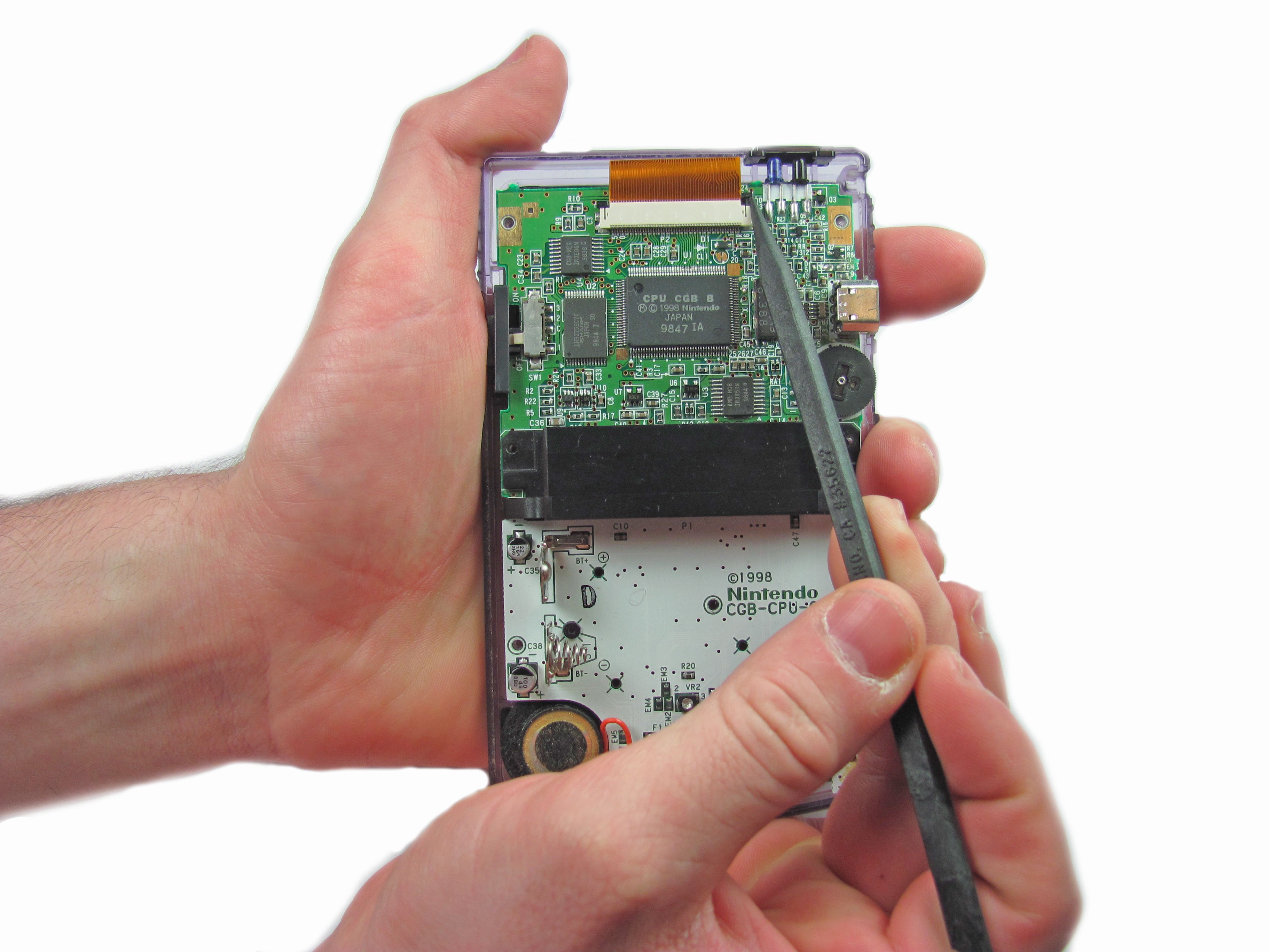 Game Boy Color LCD Ribbon Cable Replacement iFixit Repair Guide