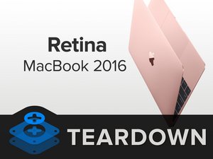 Retina MacBook 2016 Teardown