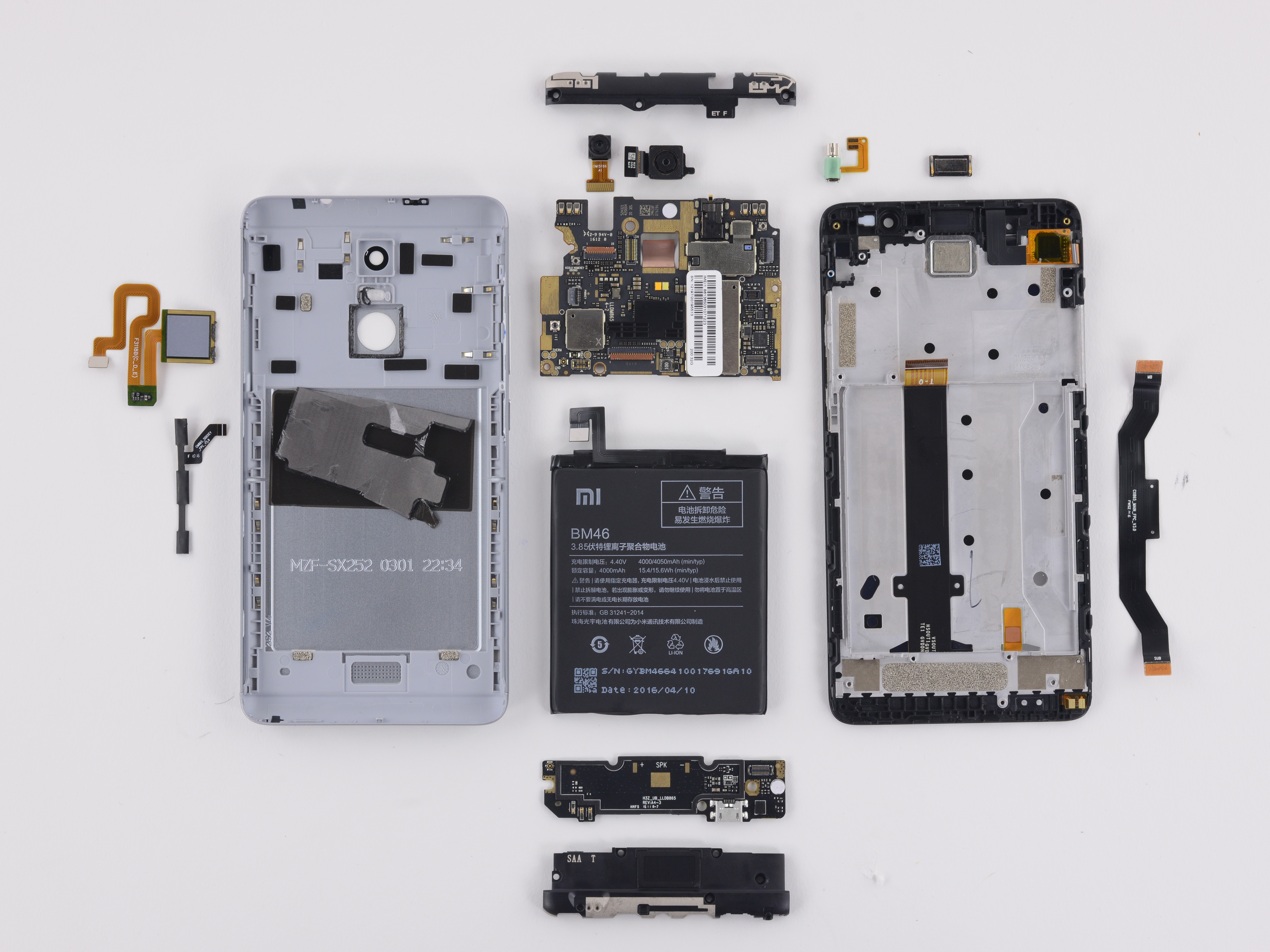 Xiaomi Redmi Note 3 Repairability Assessment - iFixit